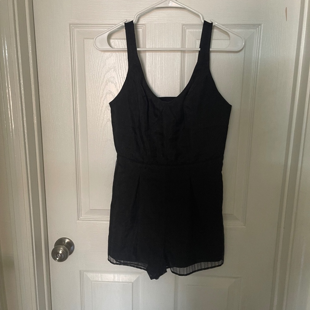 Black Short Romper